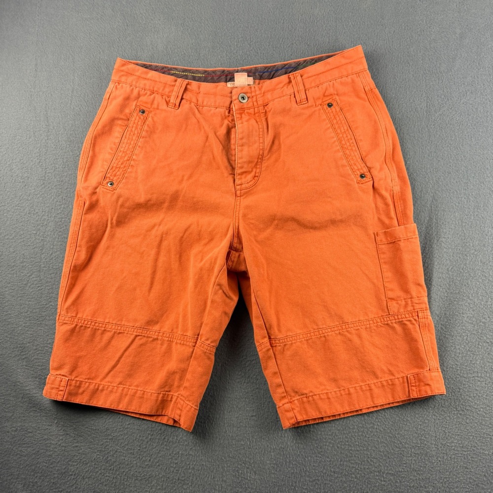 Carbon 2 Cobalt Shorts Men's 34 Orange Ripstop Hiking Trailing Outdoor Gorpcore